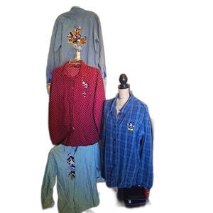 AWESOME Bundle of 4 Disney Mickey Mouse & Friends and Bugs Bunny Tweety Taz XL